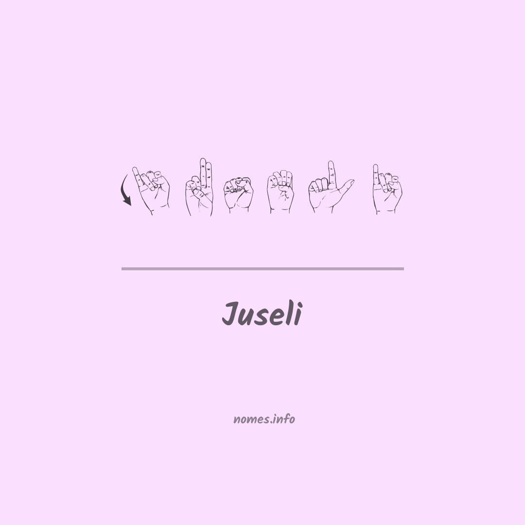 Juseli em Libras