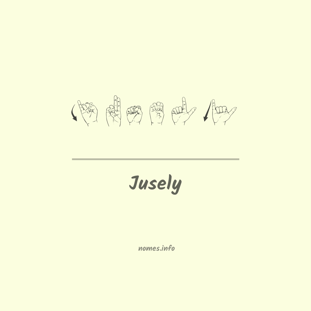 Jusely em Libras