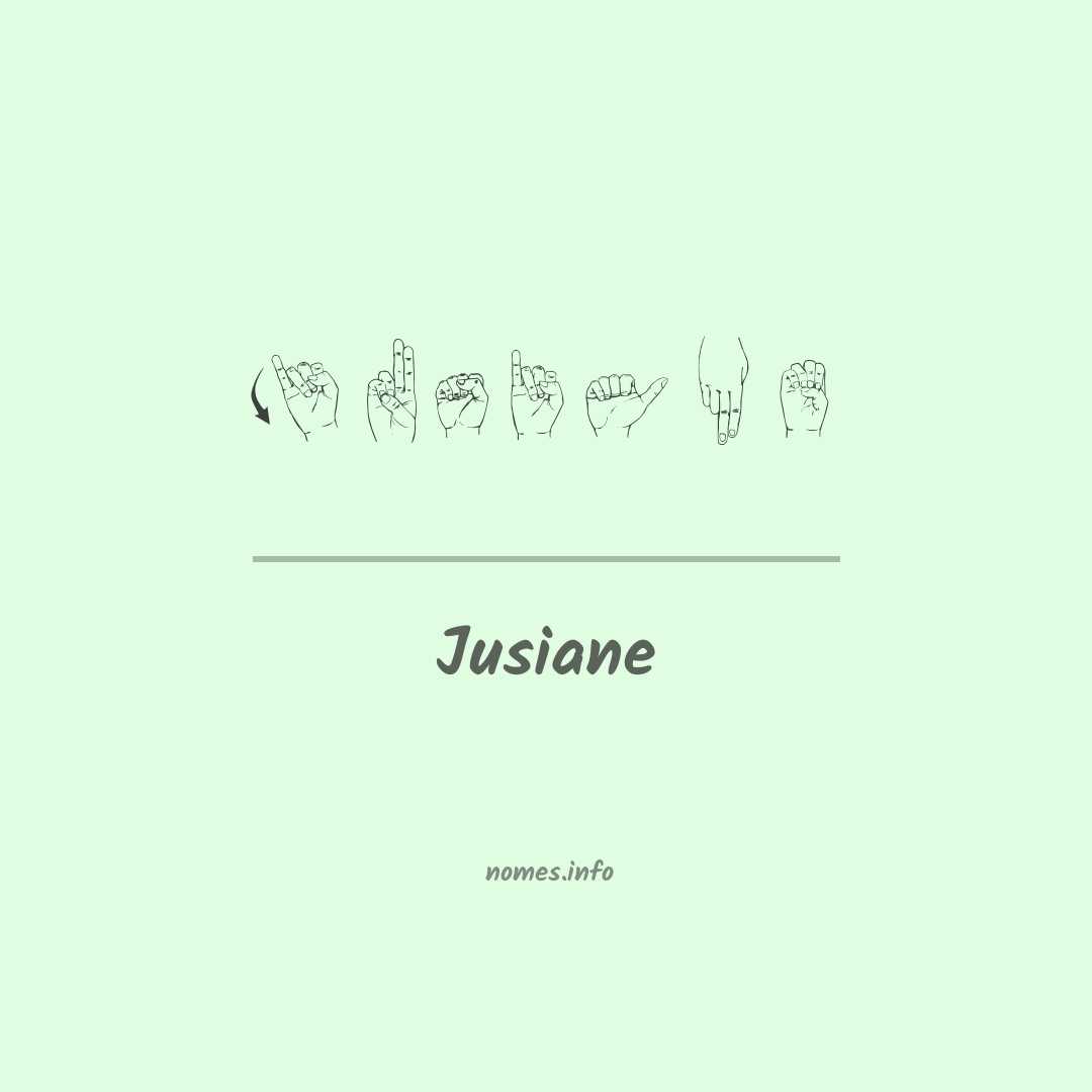 Jusiane em Libras