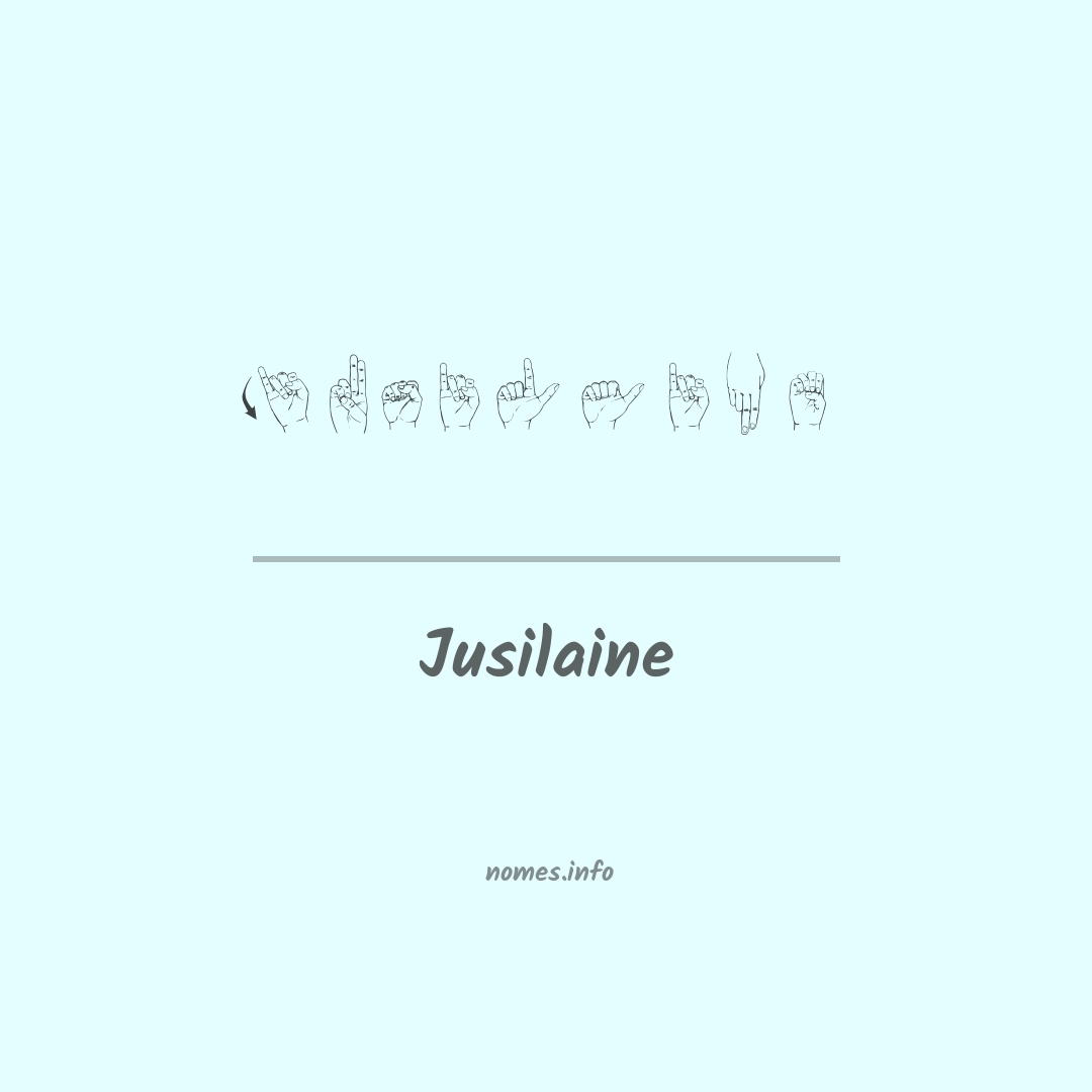 Jusilaine em Libras