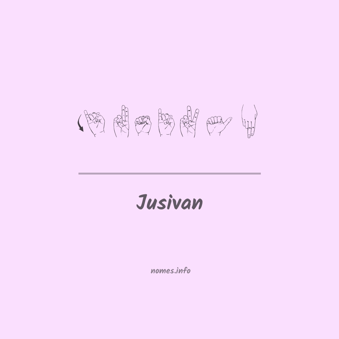 Jusivan em Libras
