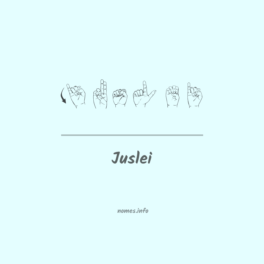 Juslei em Libras