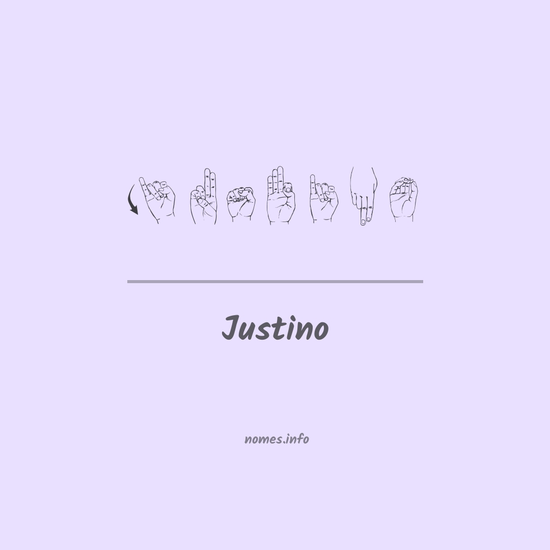 Justino em Libras