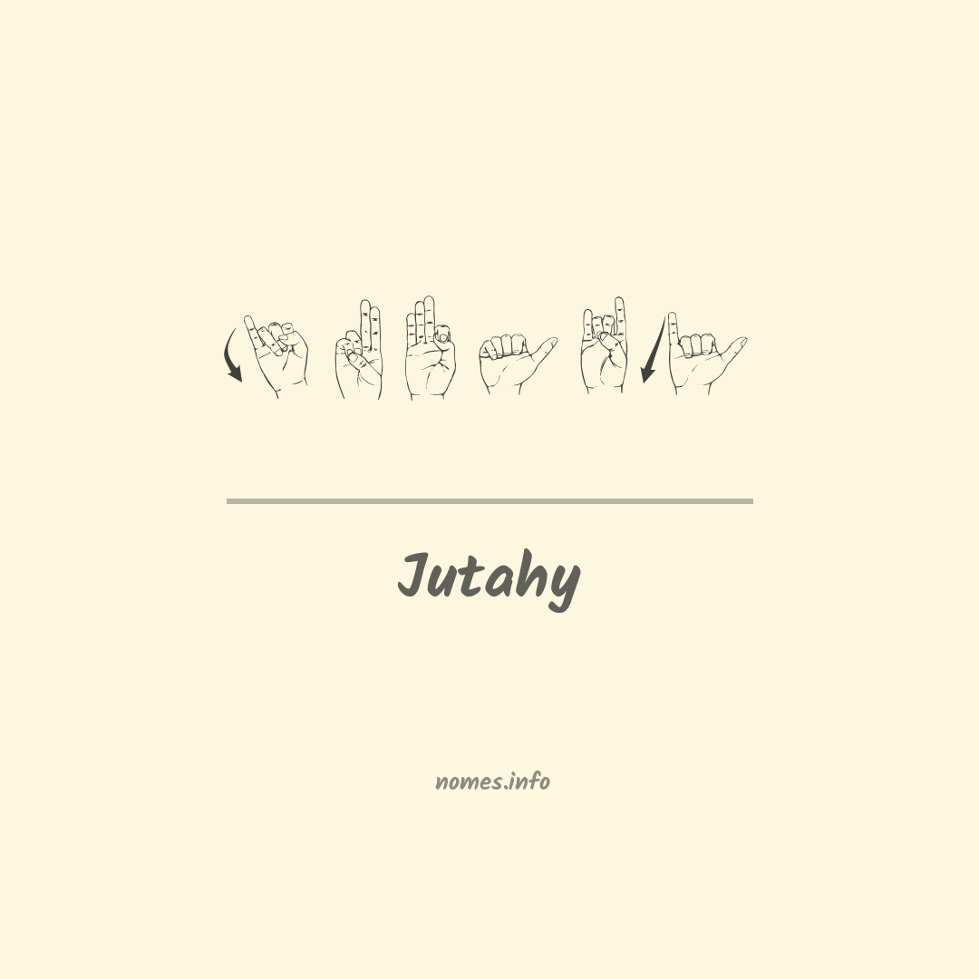 Jutahy em Libras Jutahy em Libras