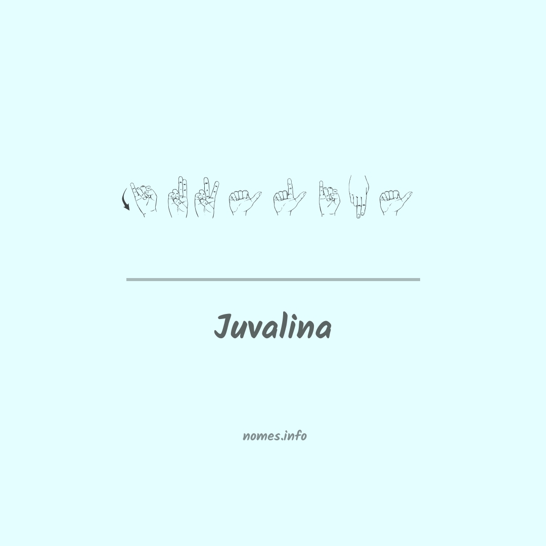 Juvalina em Libras