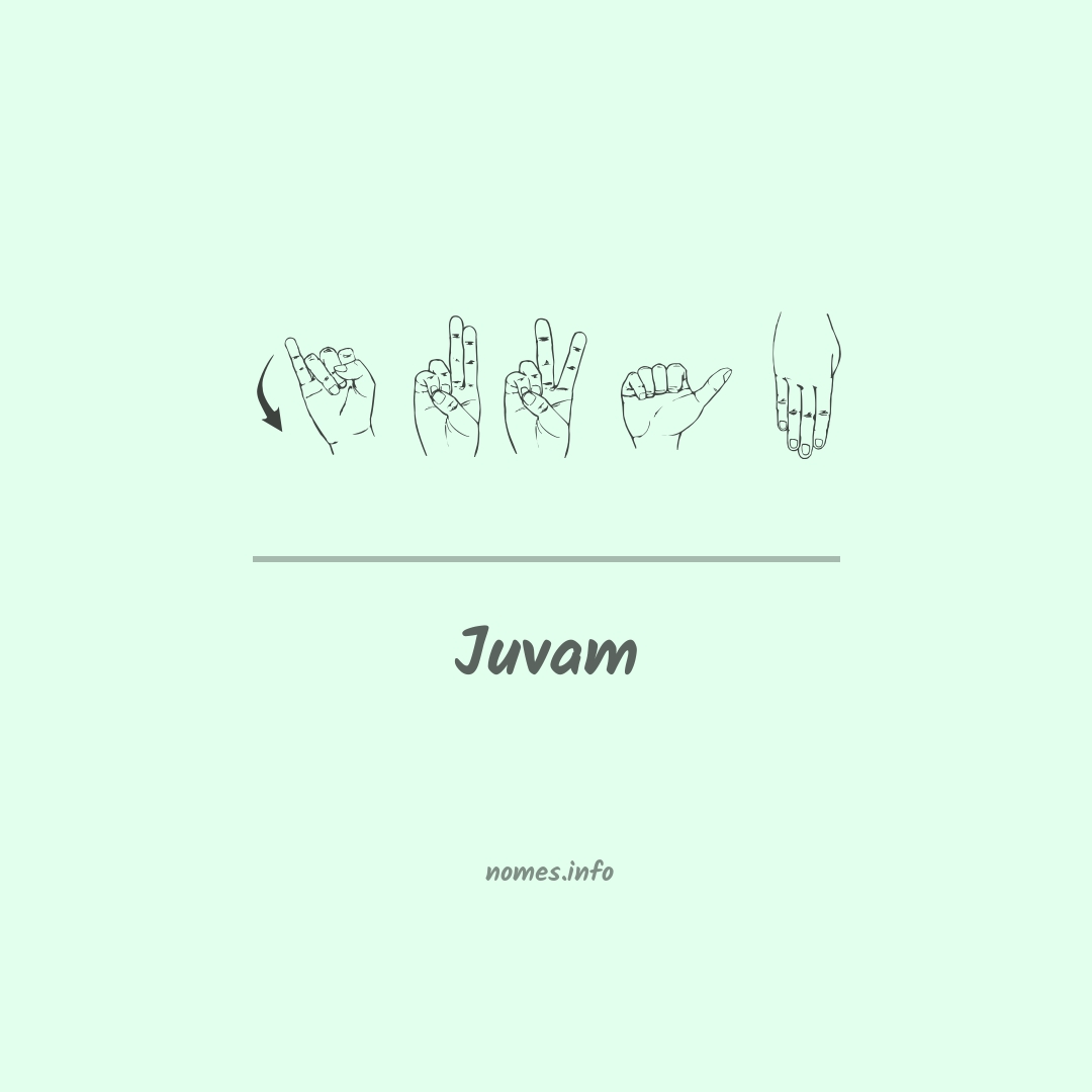 Juvam em Libras