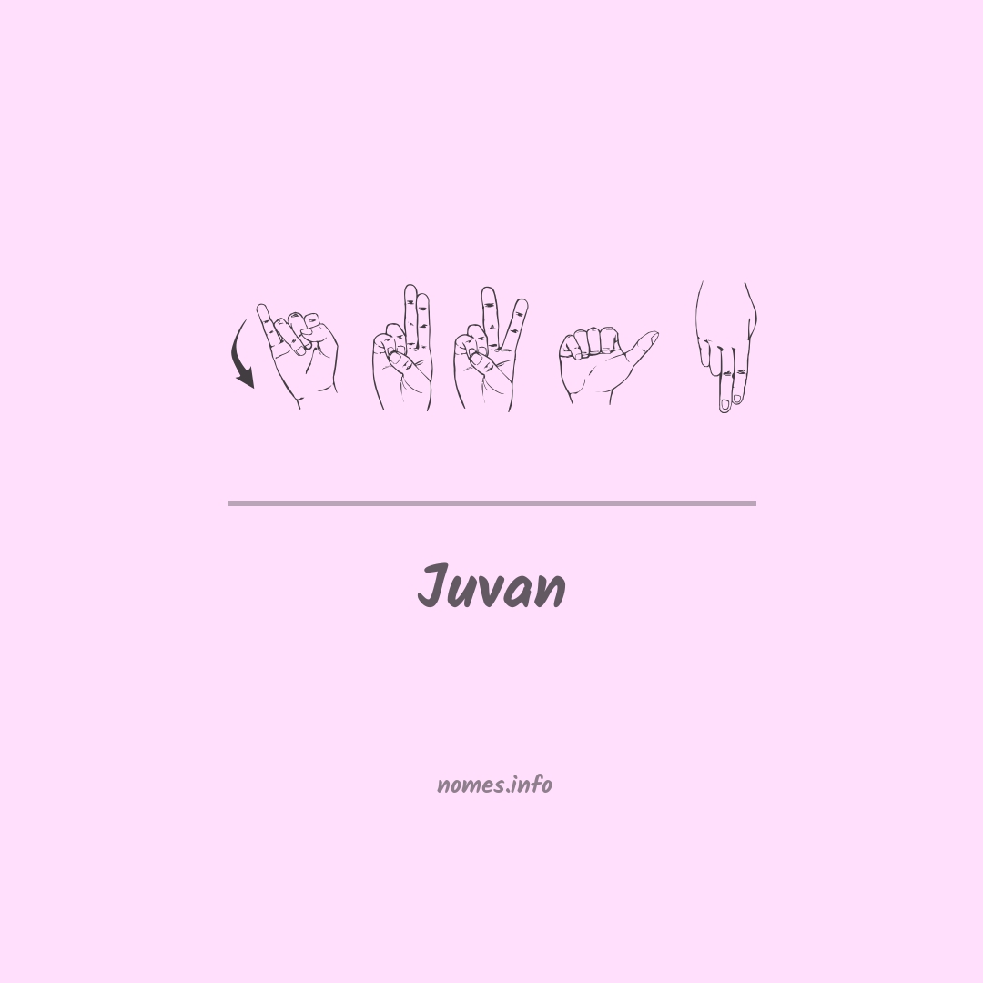 Juvan em Libras