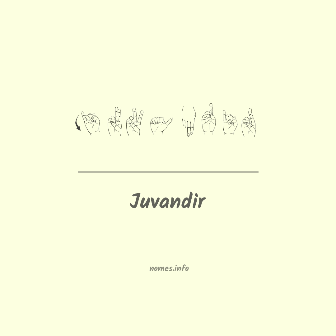 Juvandir em Libras