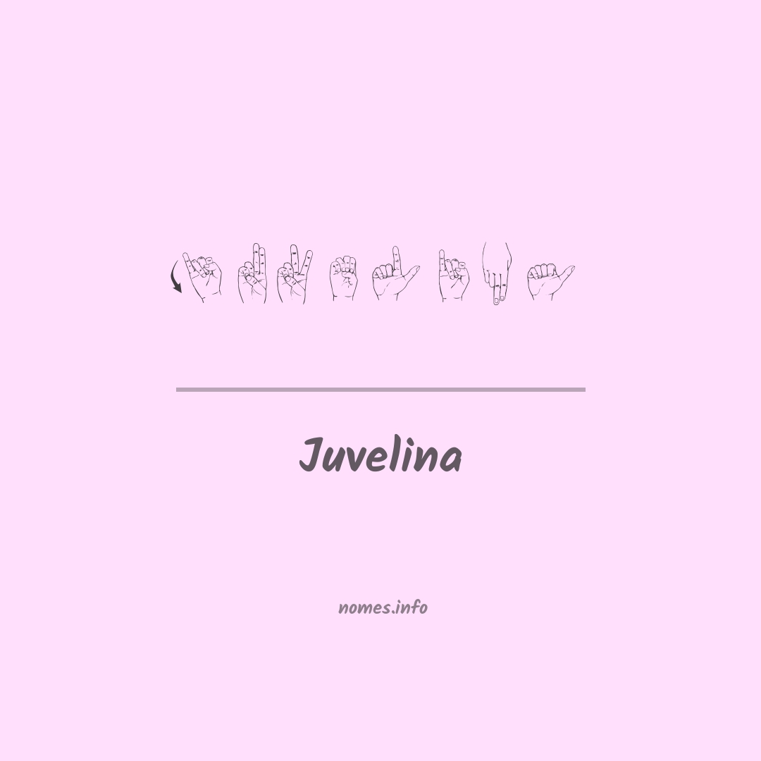 Juvelina em Libras