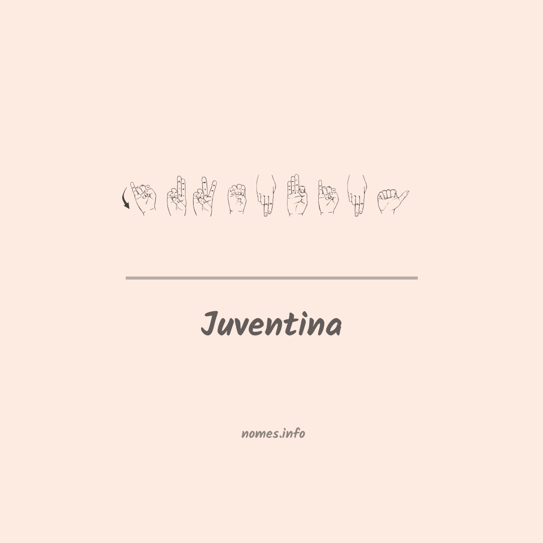 Juventina em Libras