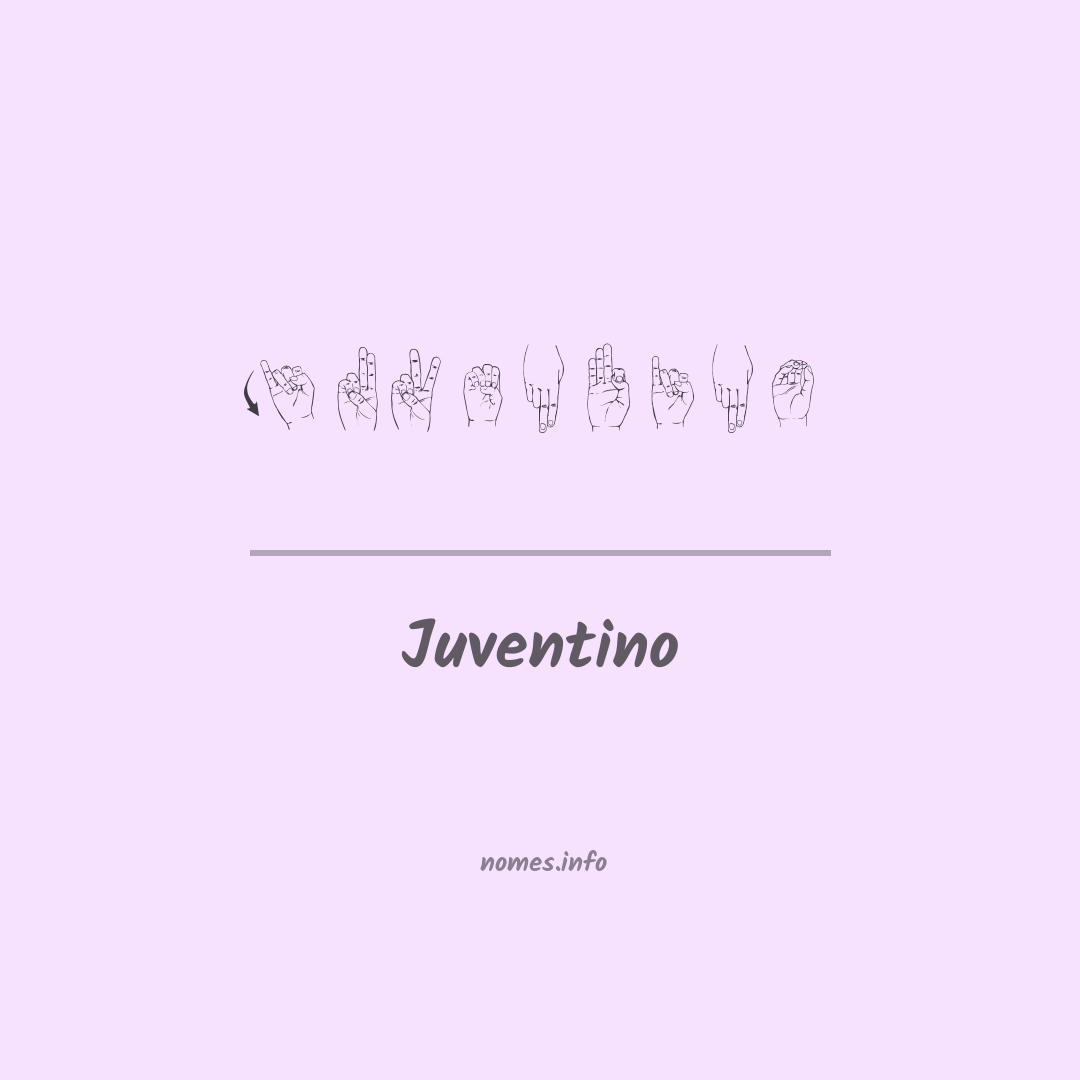 Juventino em Libras