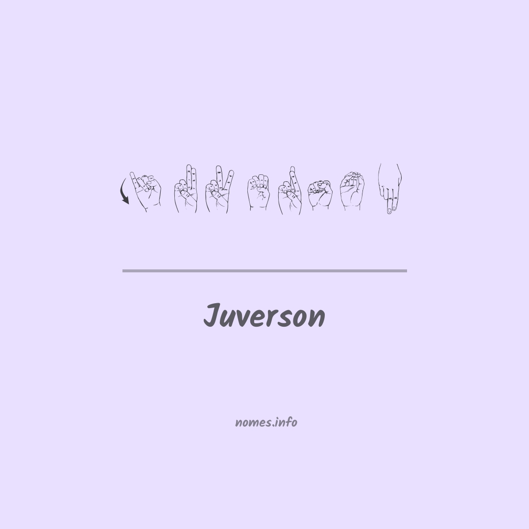Juverson em Libras