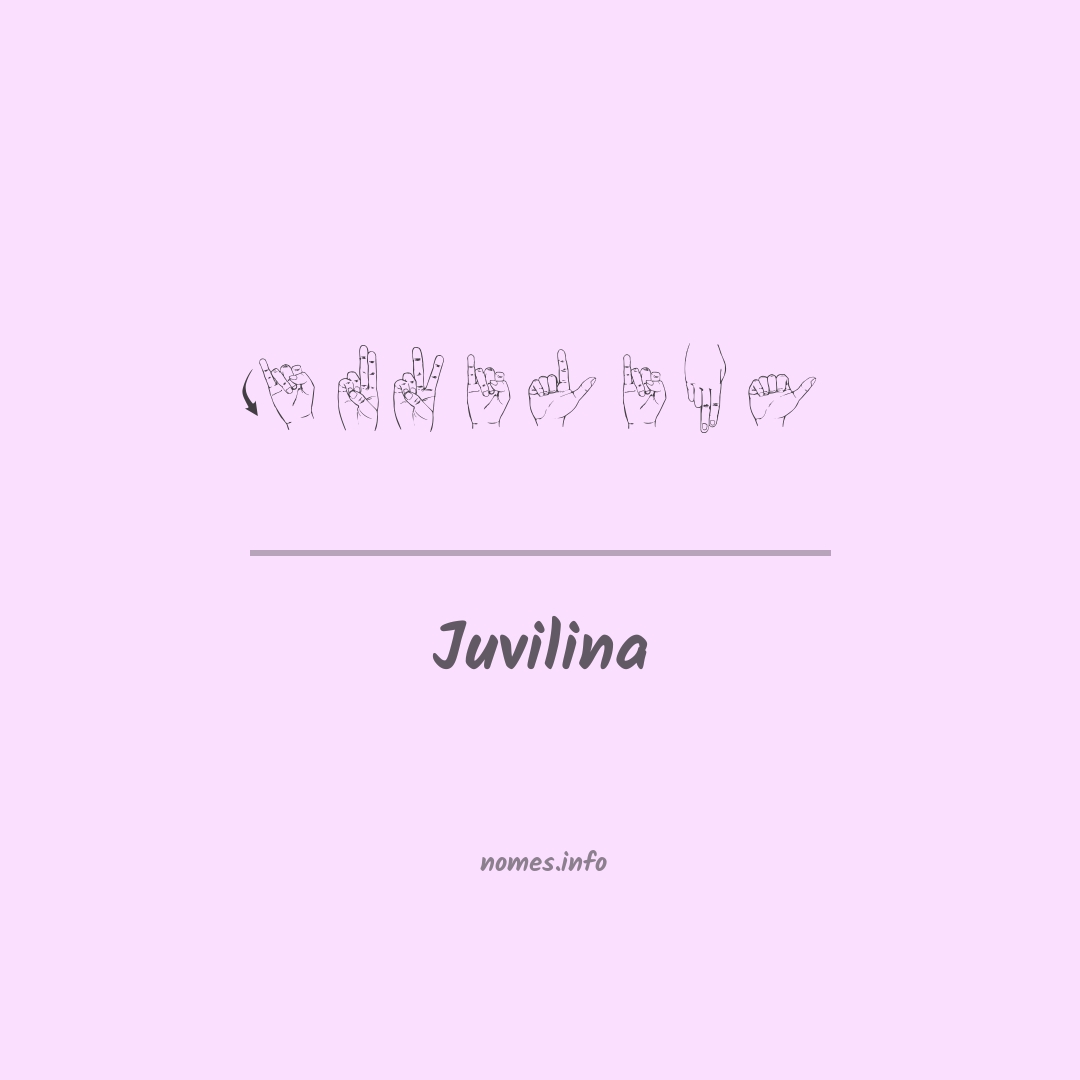 Juvilina em Libras