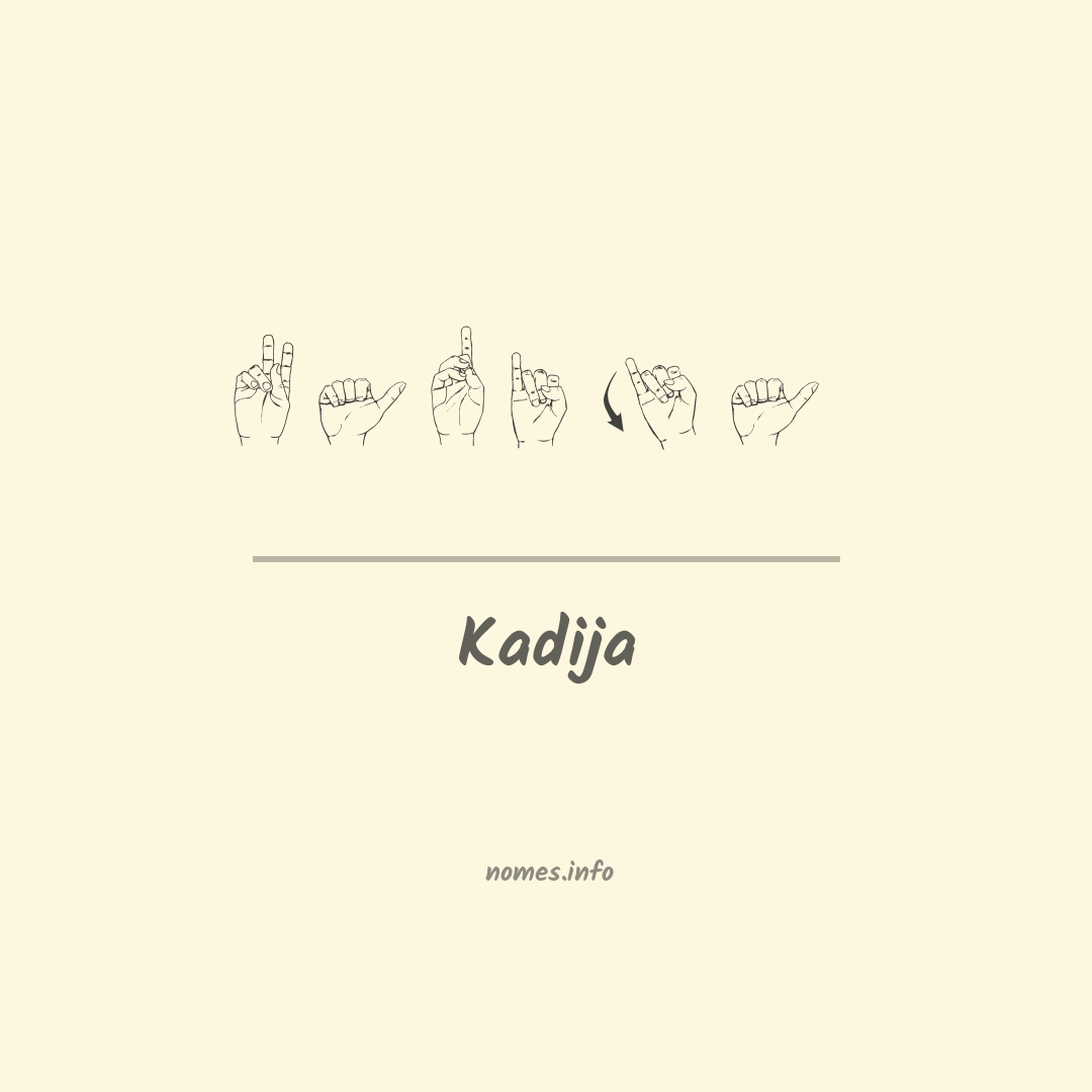 Kadija em Libras