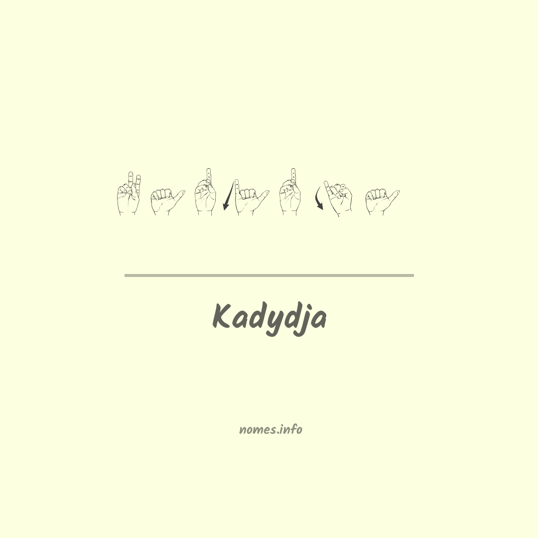 Kadydja em Libras