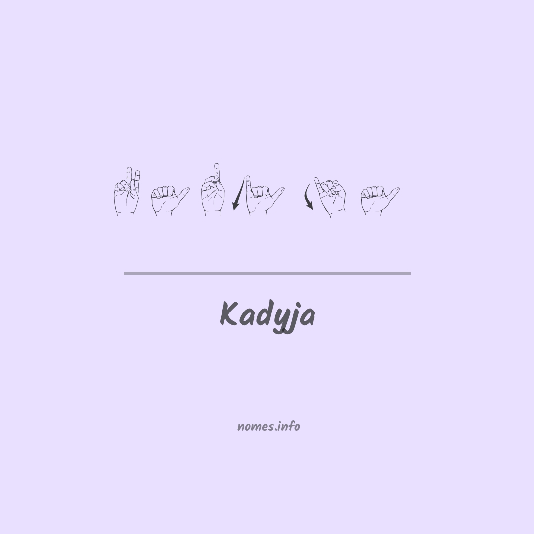 Kadyja em Libras