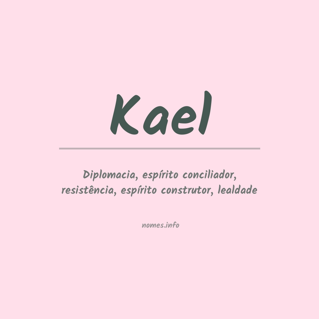 Significado do nome Kael