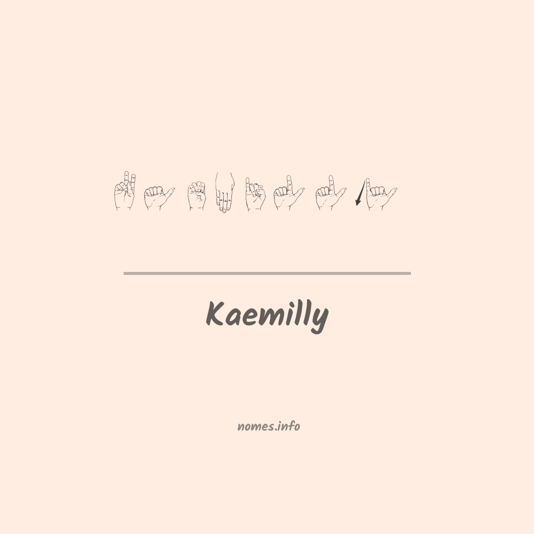 Kaemilly em Libras