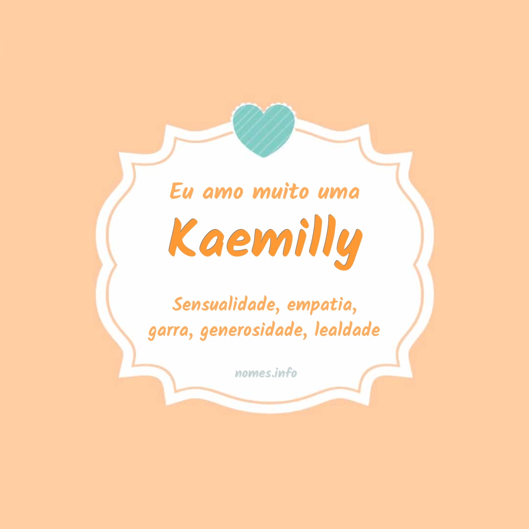 Eu amo muito Kaemilly