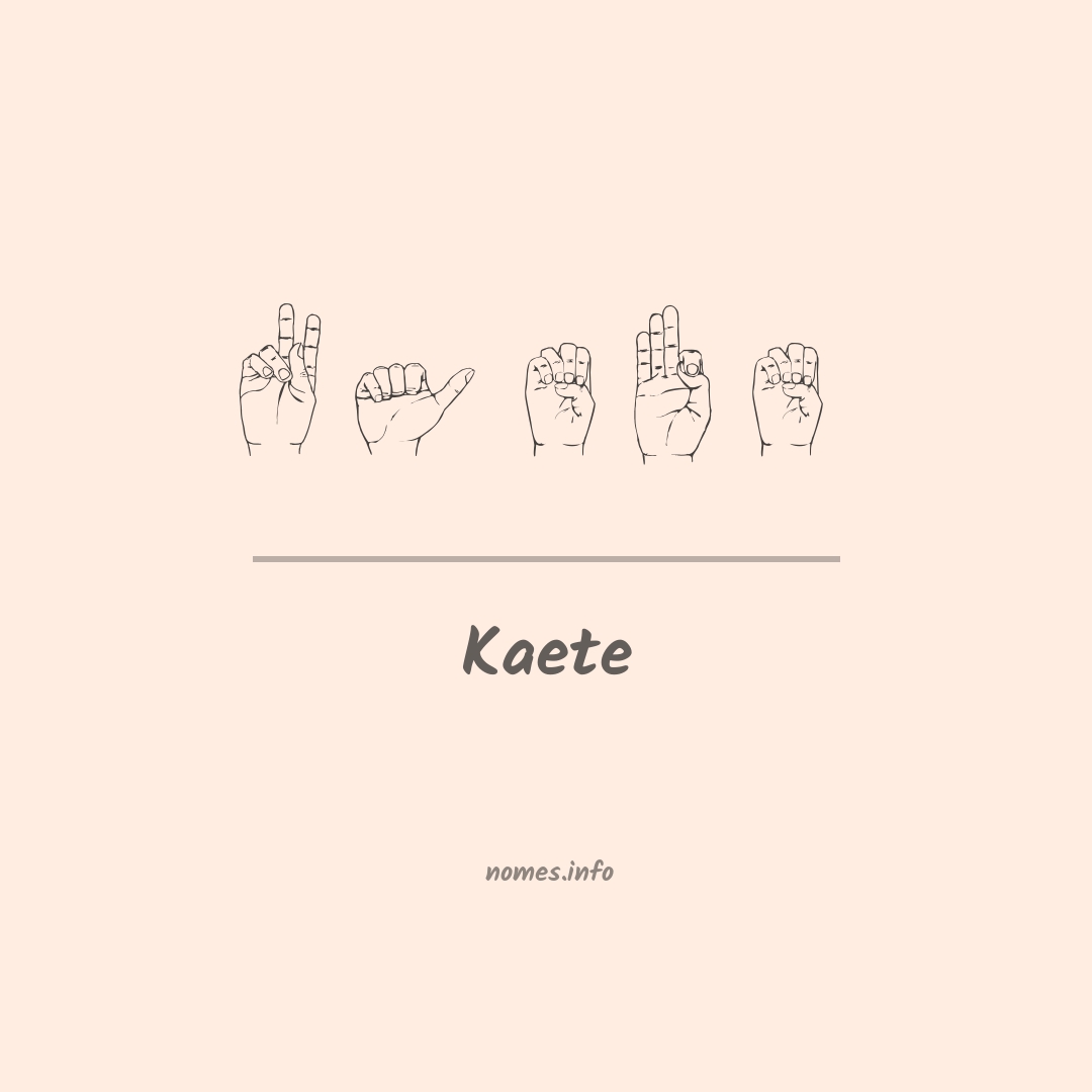 Kaete em Libras