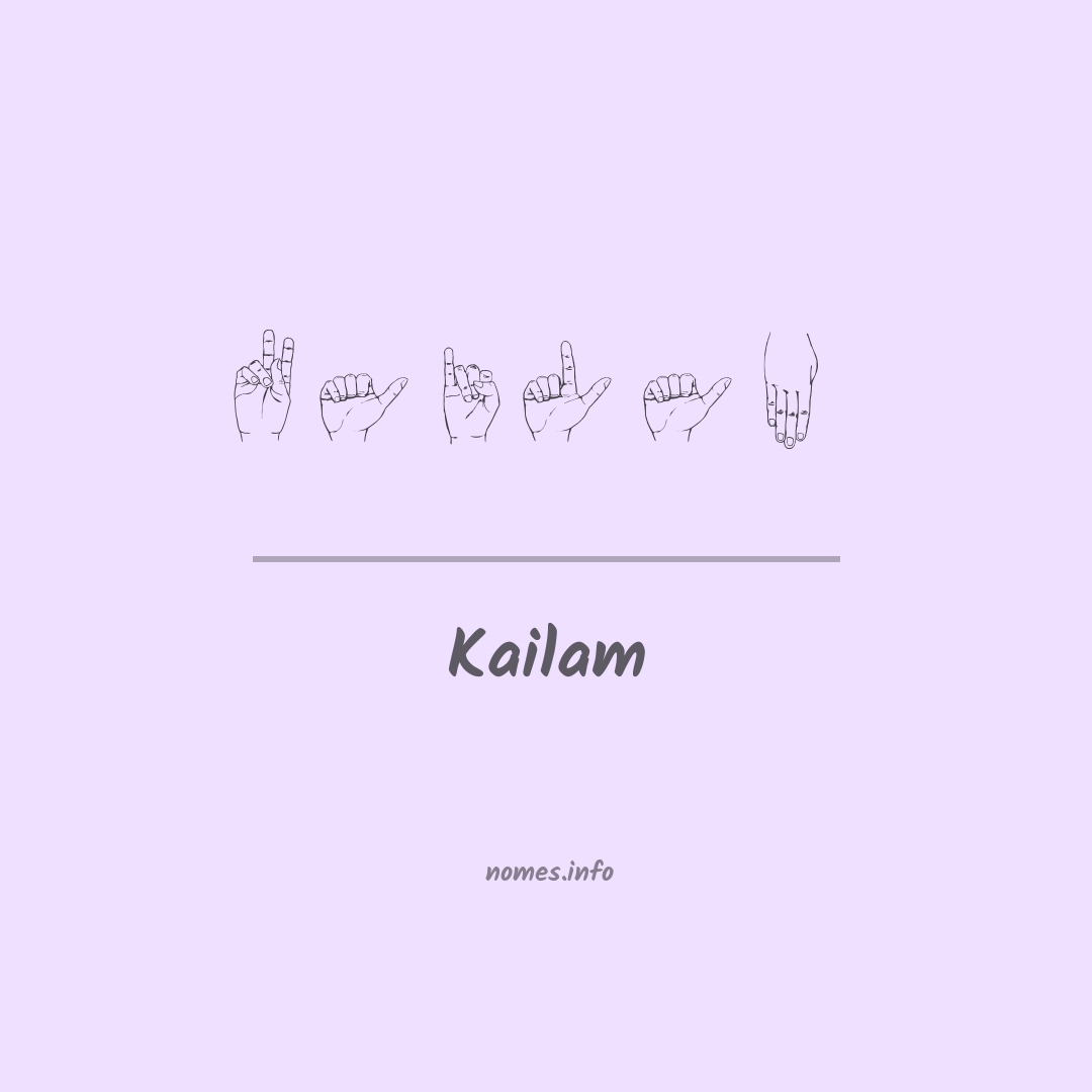 Kailam em Libras