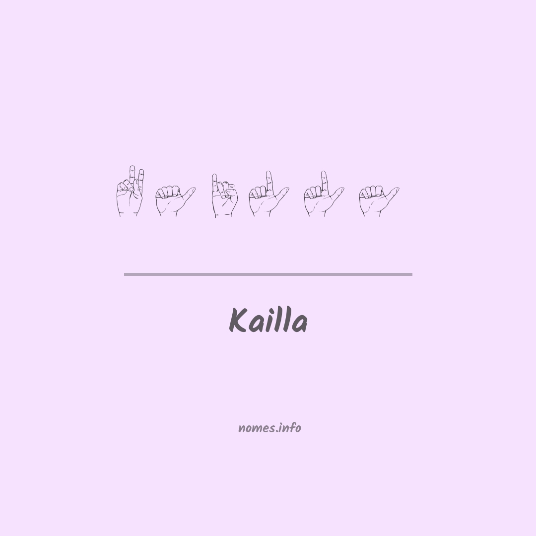 Kailla em Libras