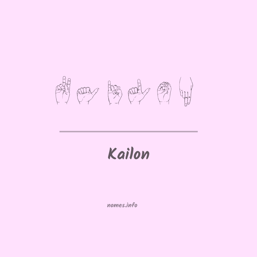 Kailon em Libras