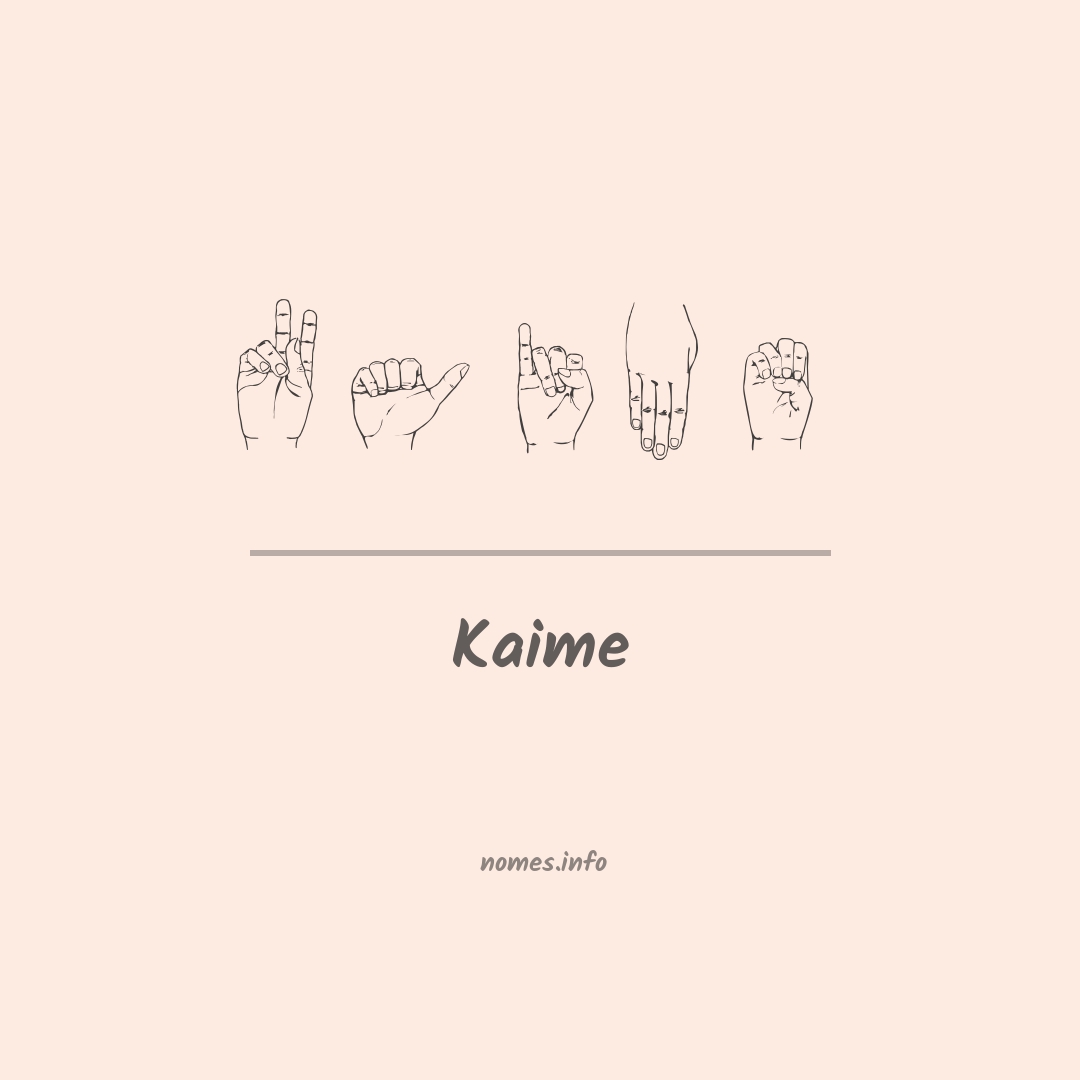 Kaime em Libras