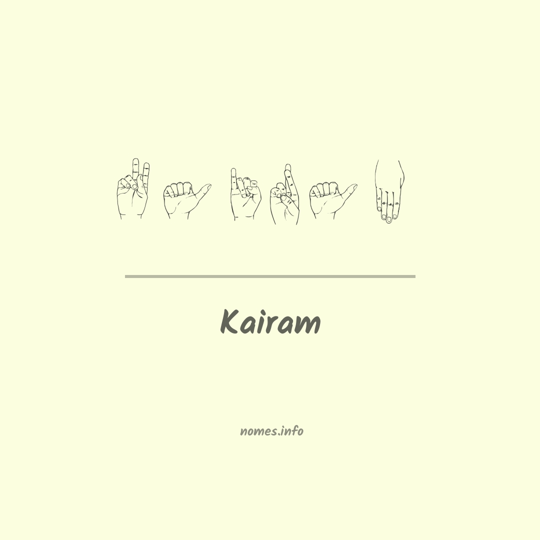 Kairam em Libras