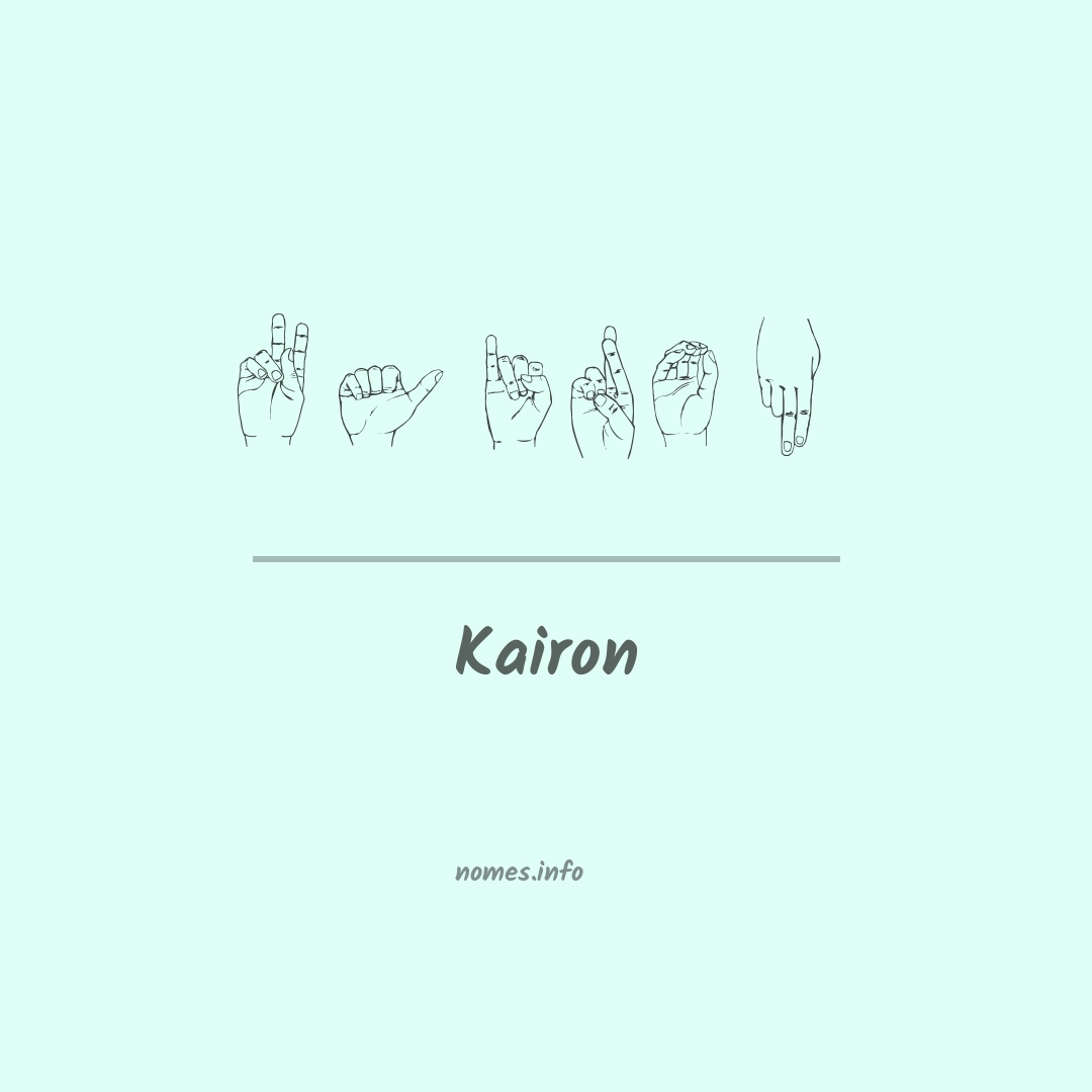 Kairon em Libras Kairon em Libras