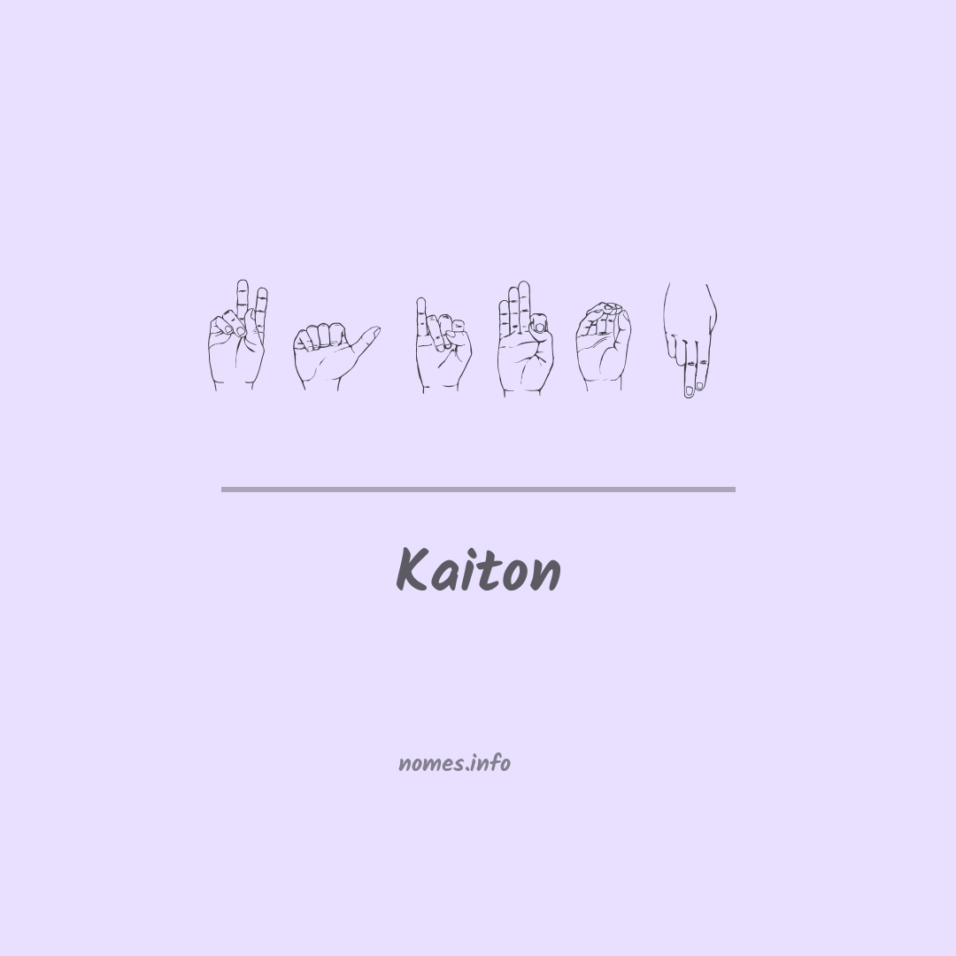Kaiton em Libras
