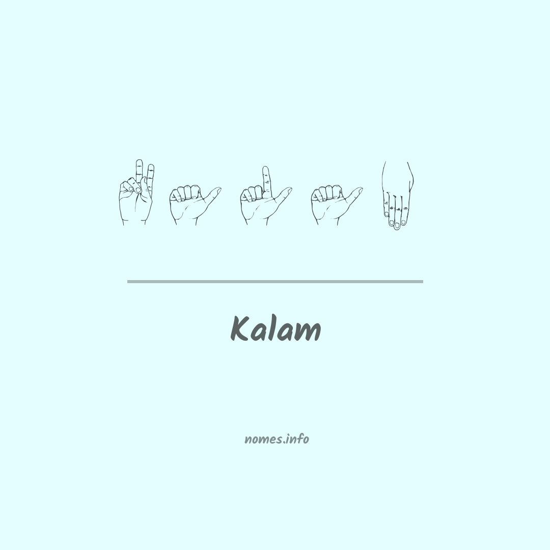 Kalam em Libras