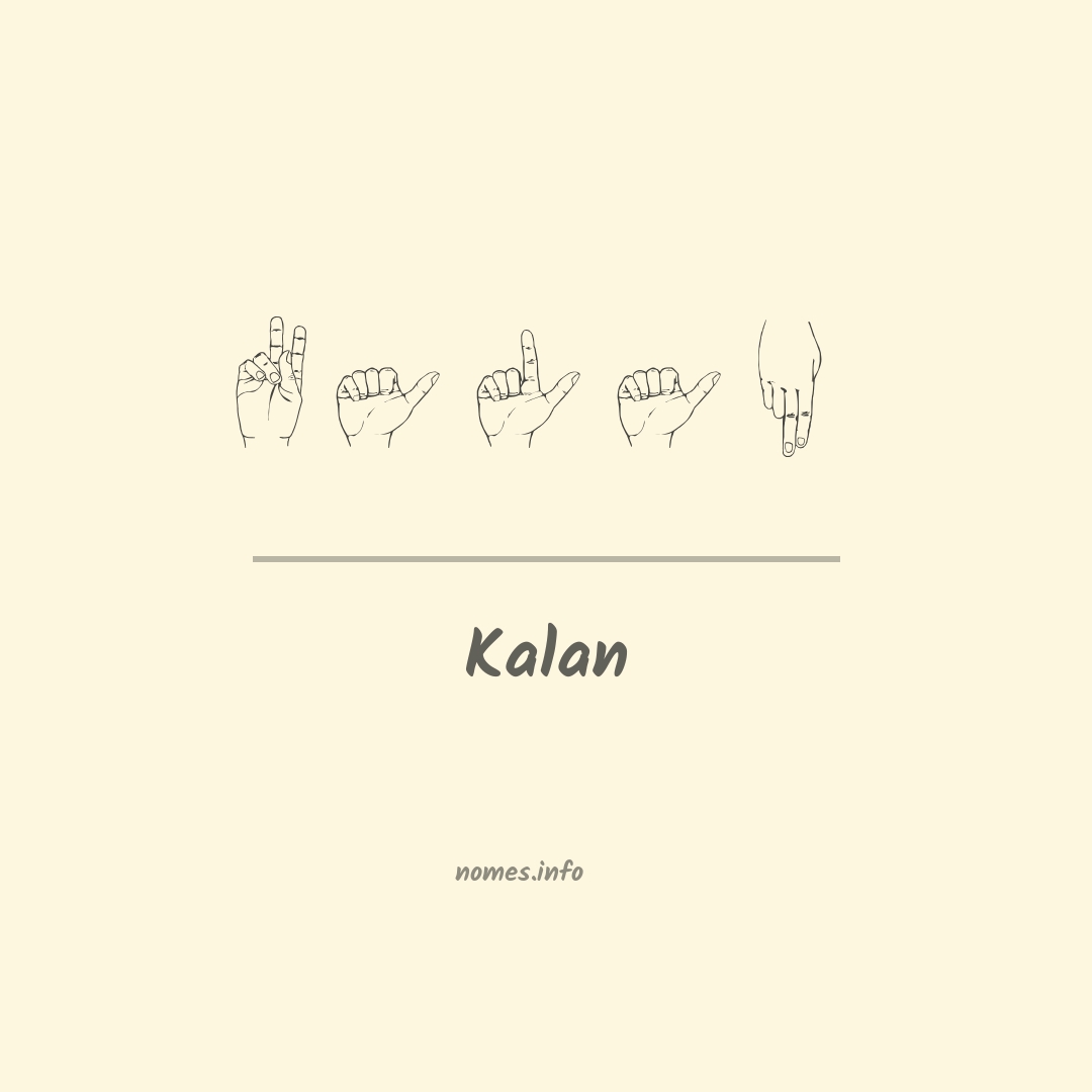 Kalan em Libras
