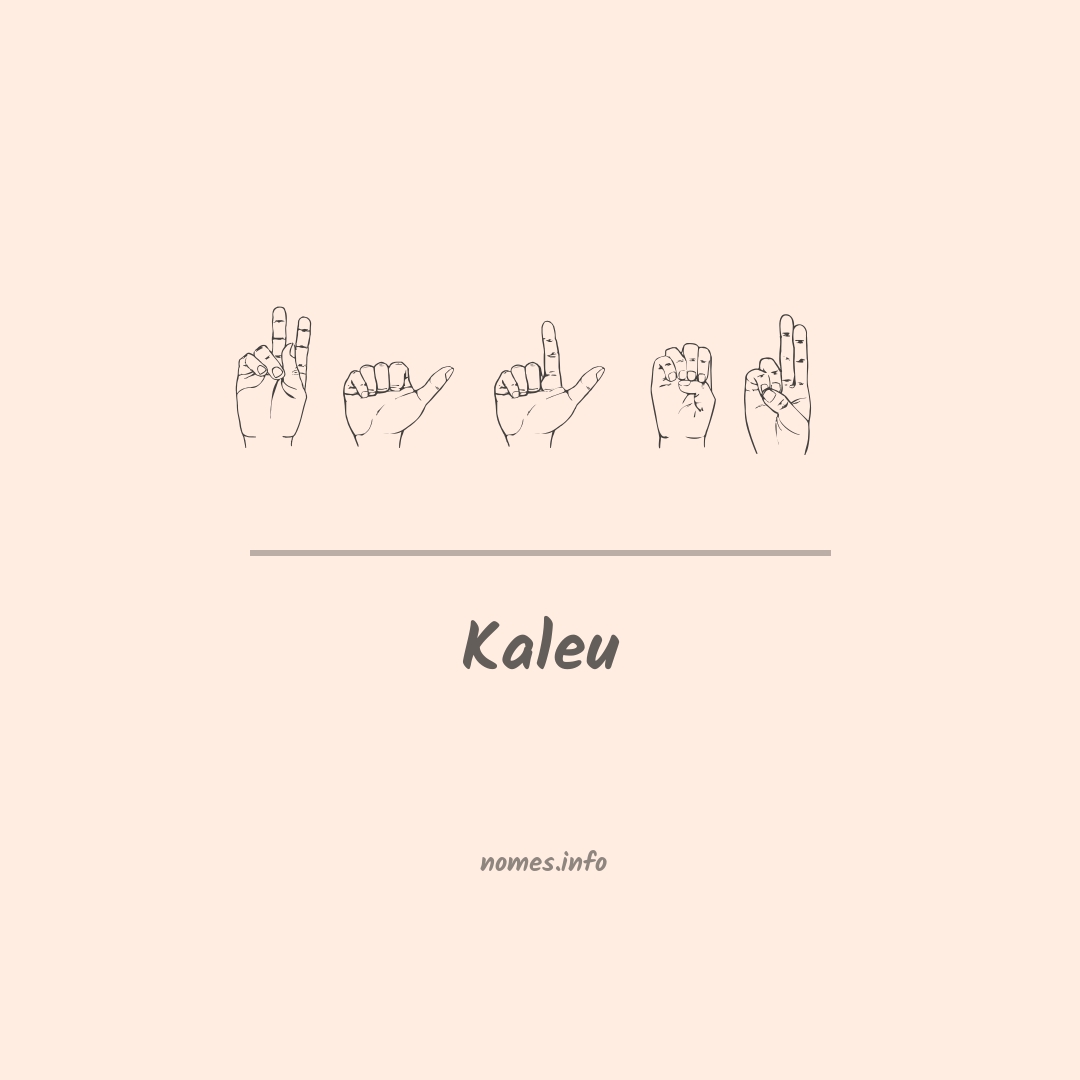 Kaleu em Libras