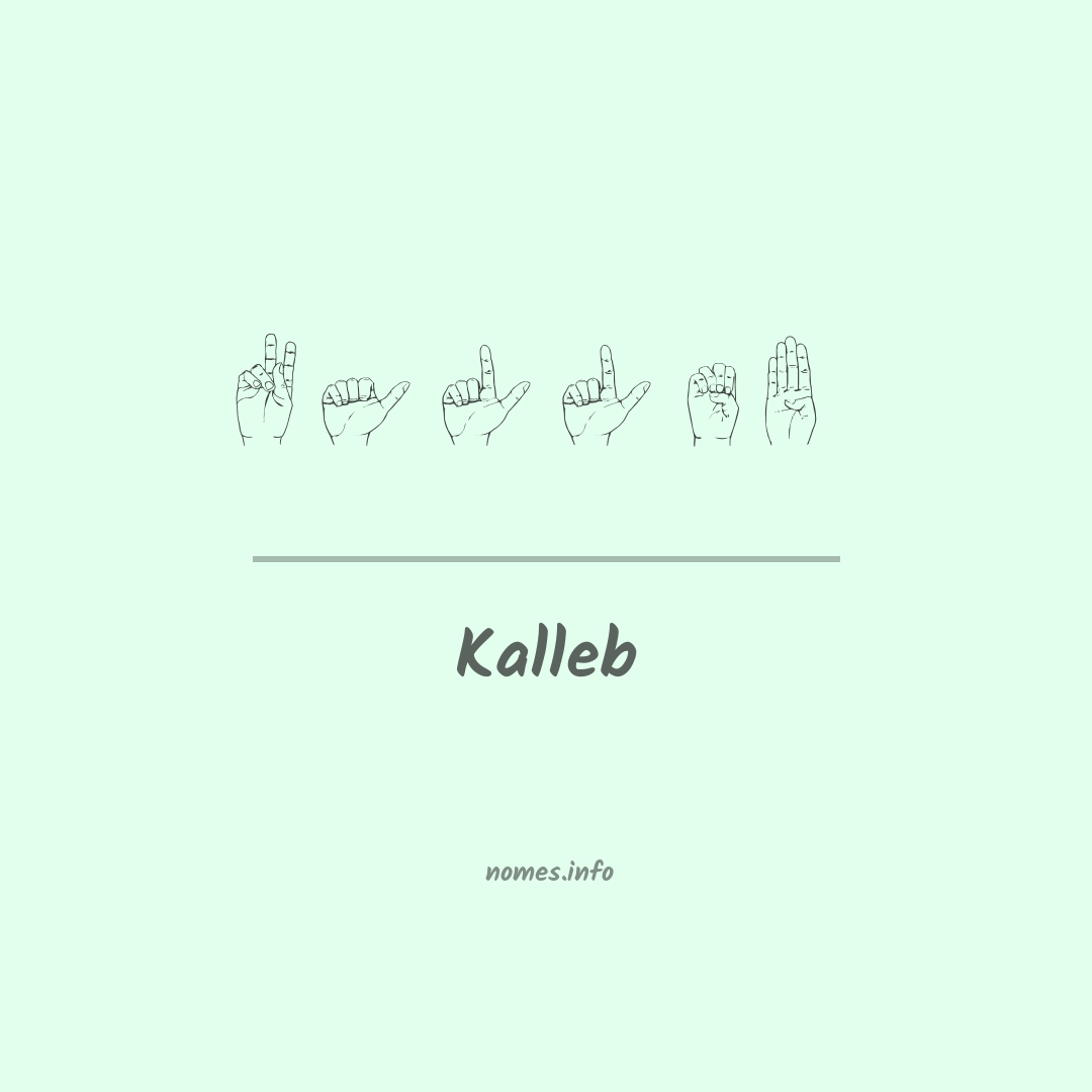 Kalleb em Libras