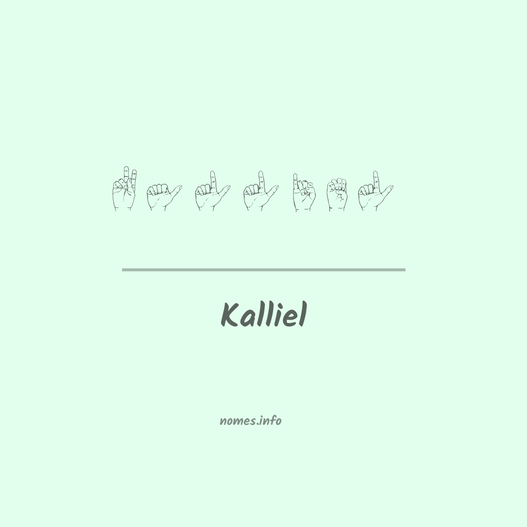 Kalliel em Libras
