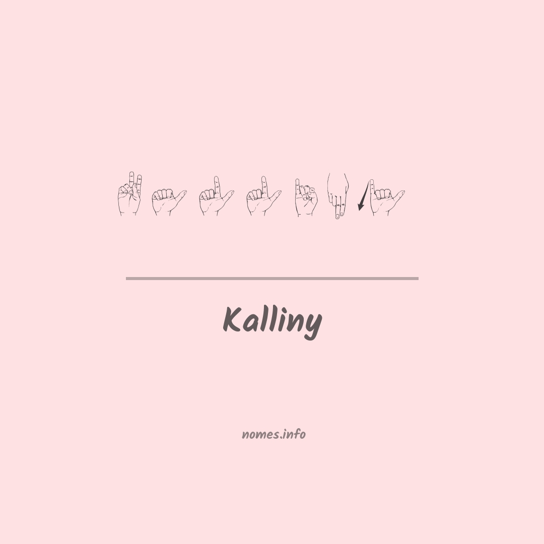 Kalliny em Libras