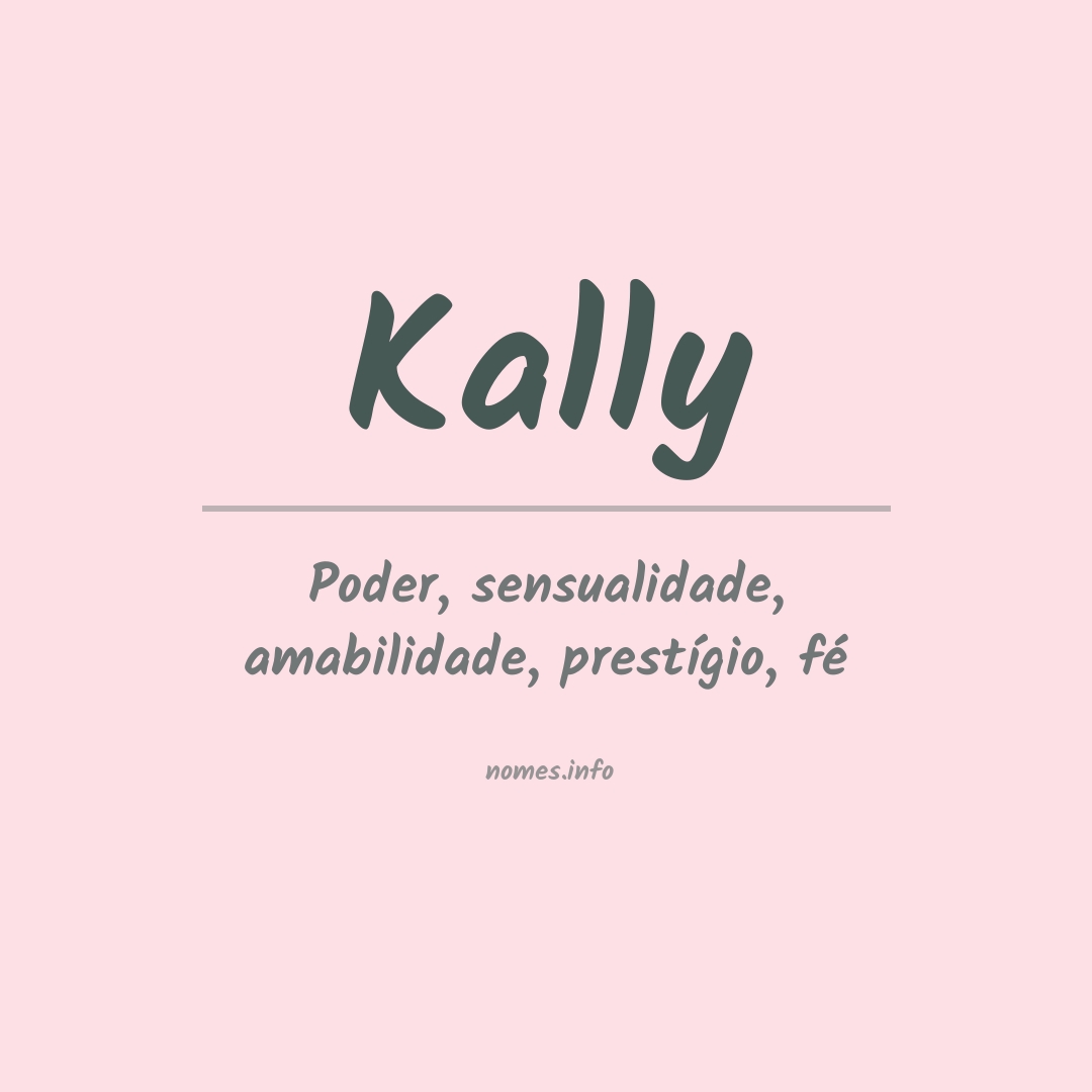 Significado do nome Kally