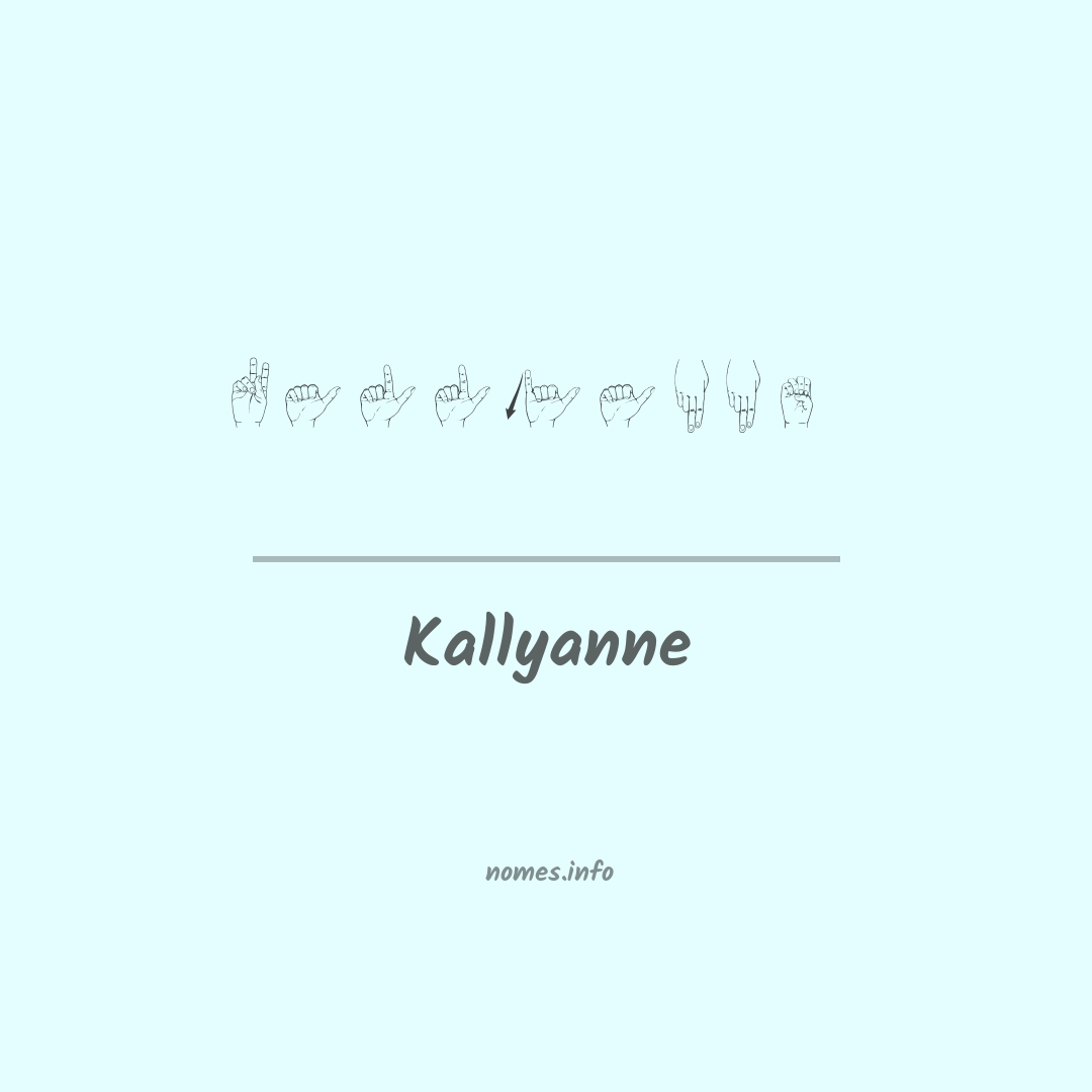 Kallyanne em Libras