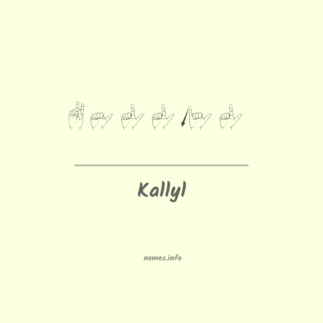 Kallyl em Libras