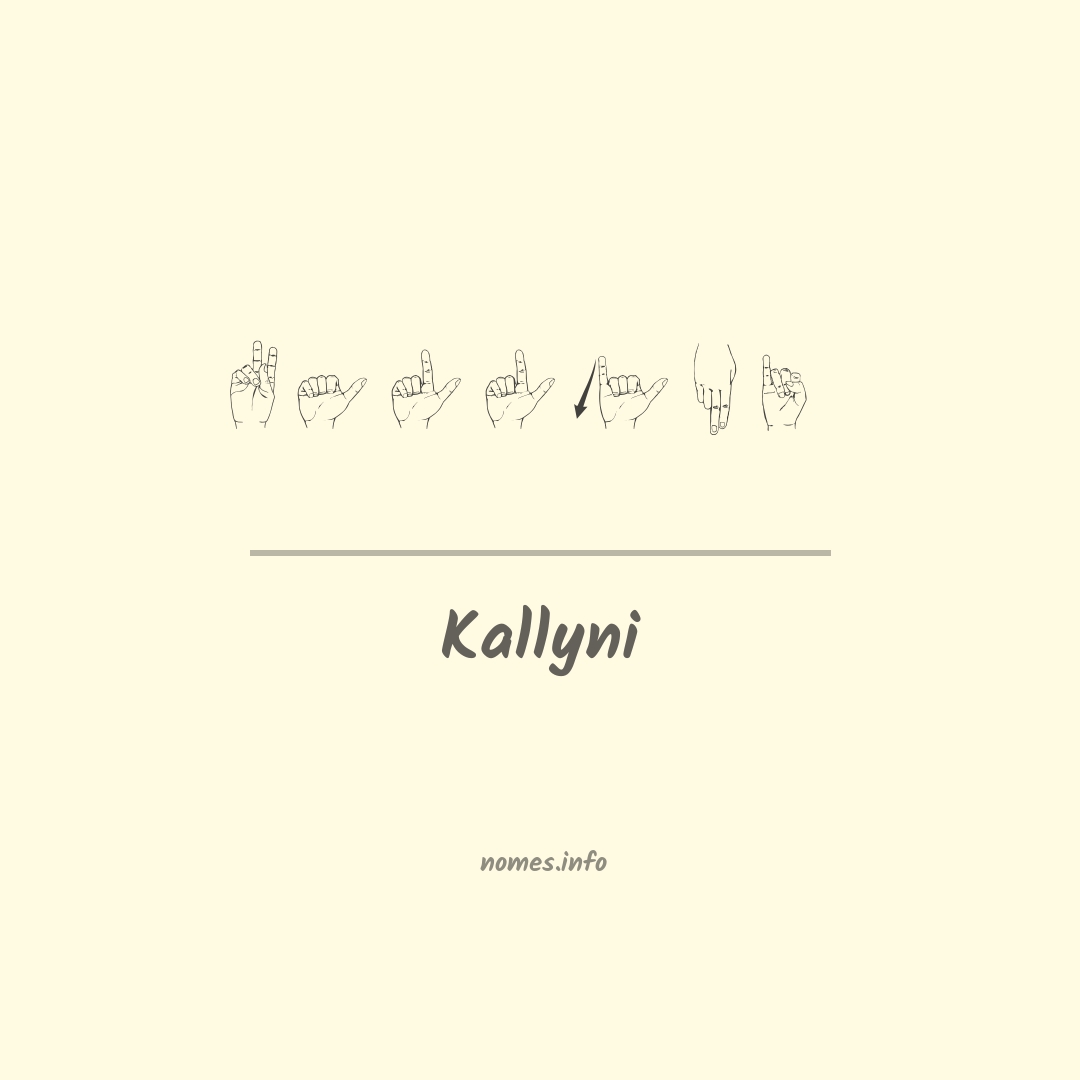 Kallyni em Libras