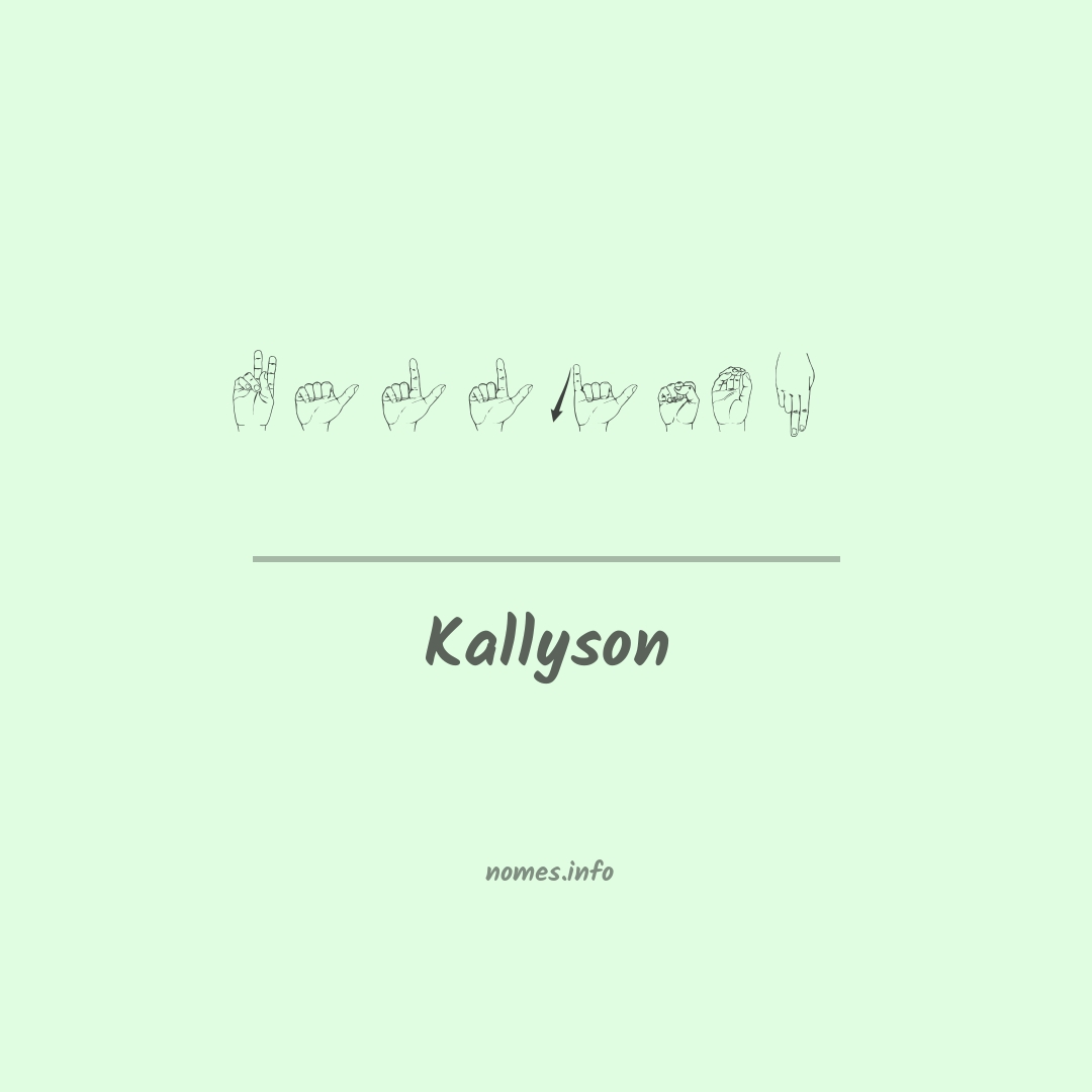 Kallyson em Libras