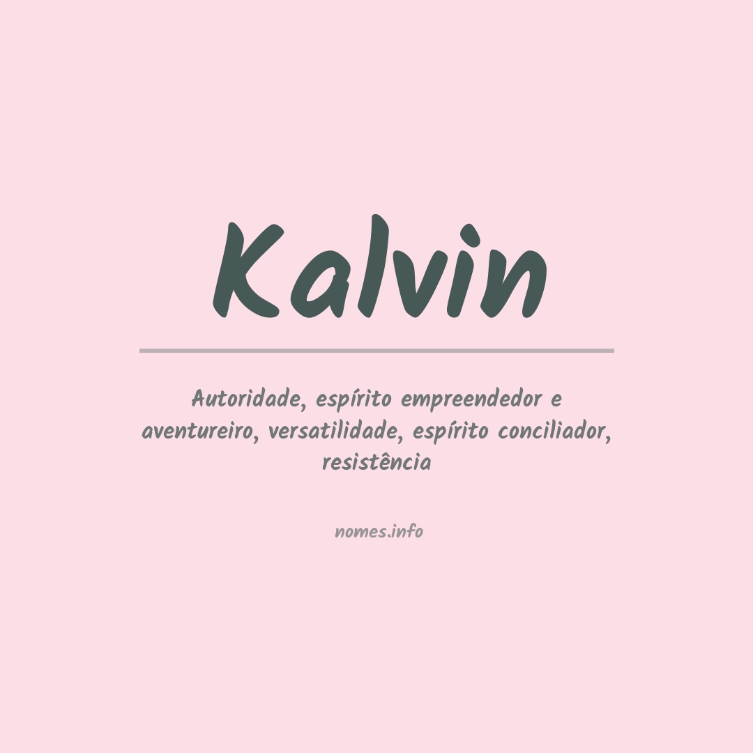 Significado do nome Kalvin