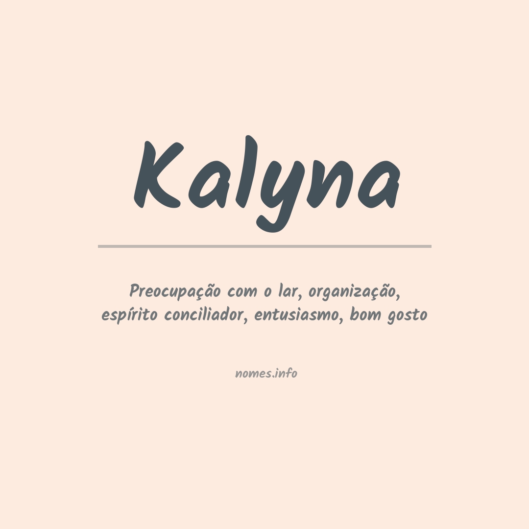 Significado do nome Kalyna