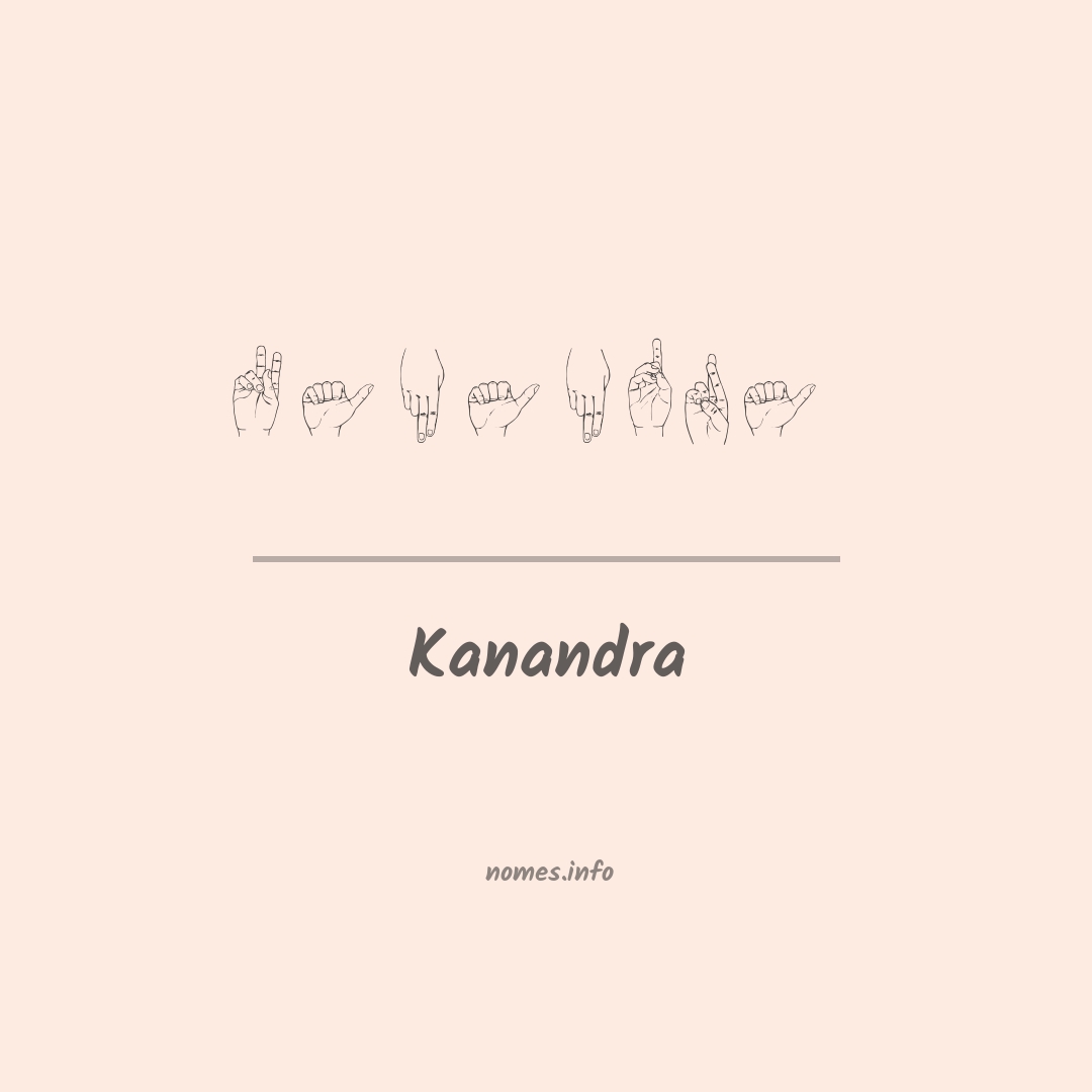 Kanandra em Libras
