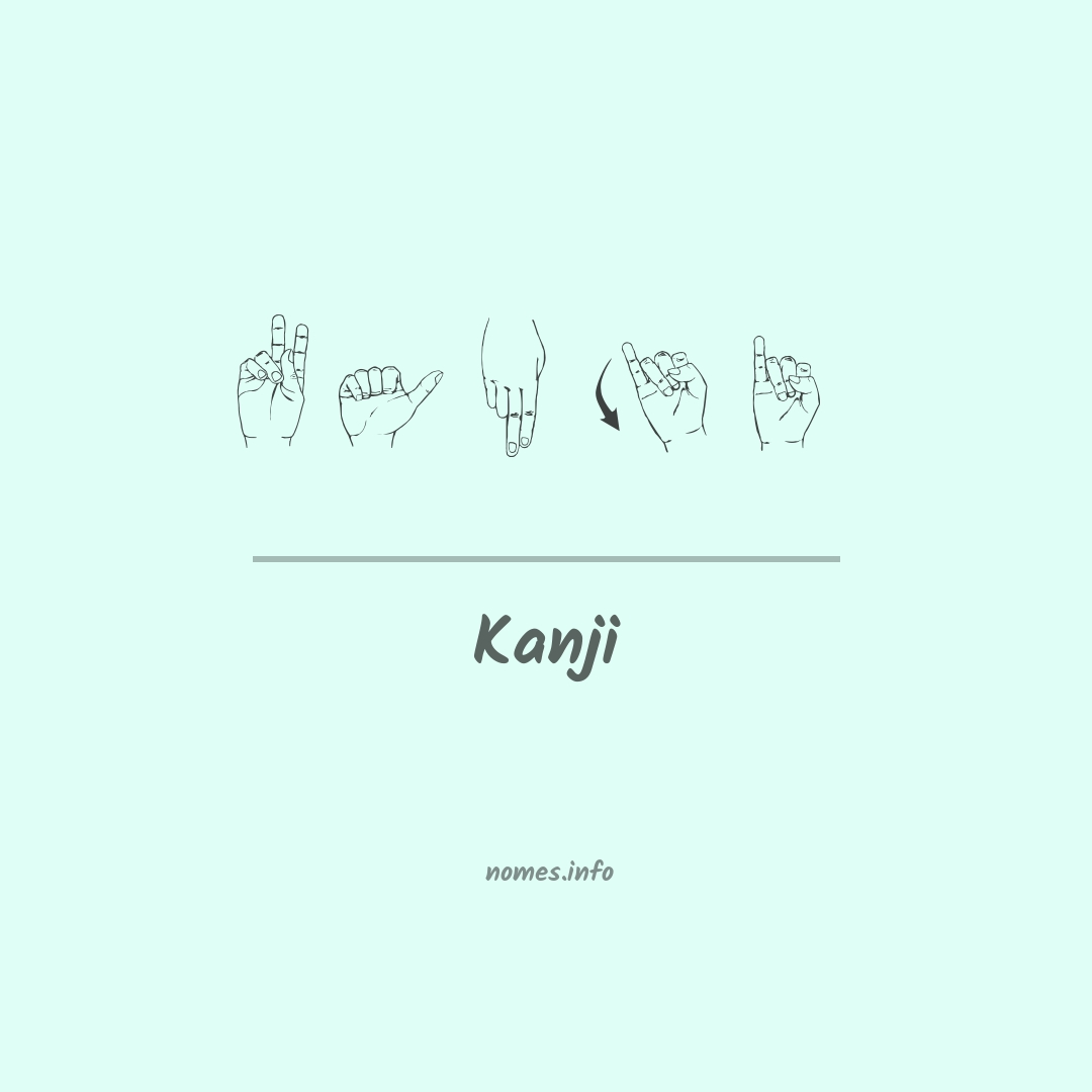 Kanji em Libras