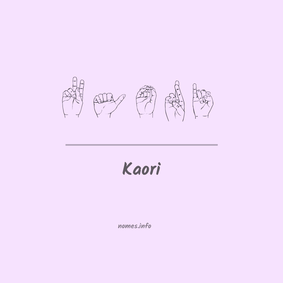 Kaori em Libras