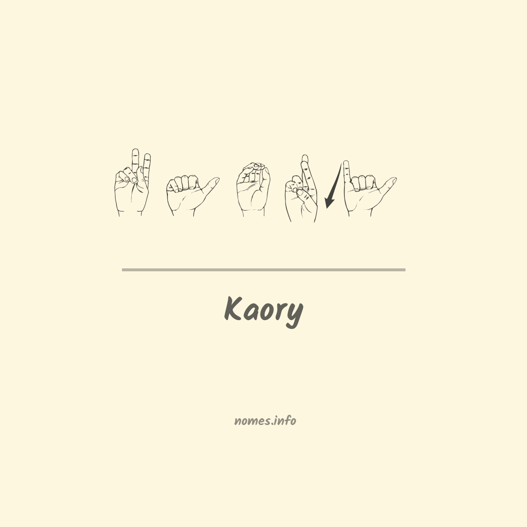 Kaory em Libras