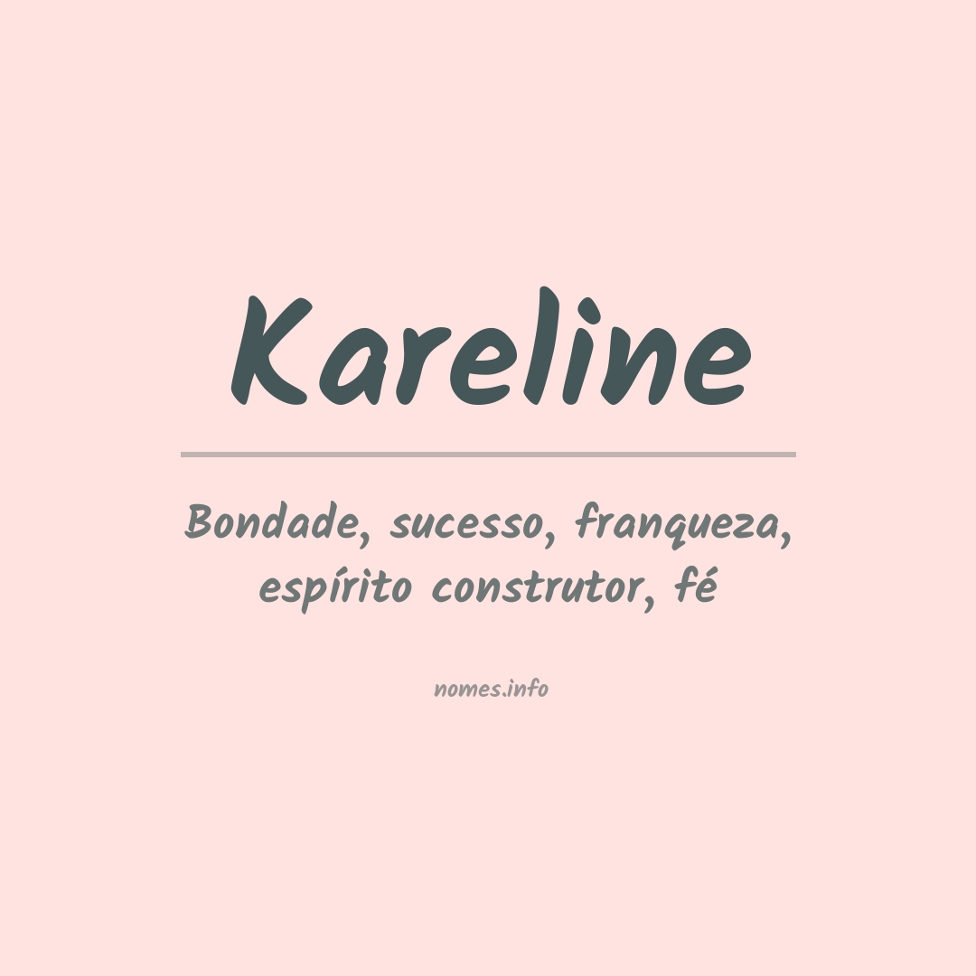 Significado do nome Kareline