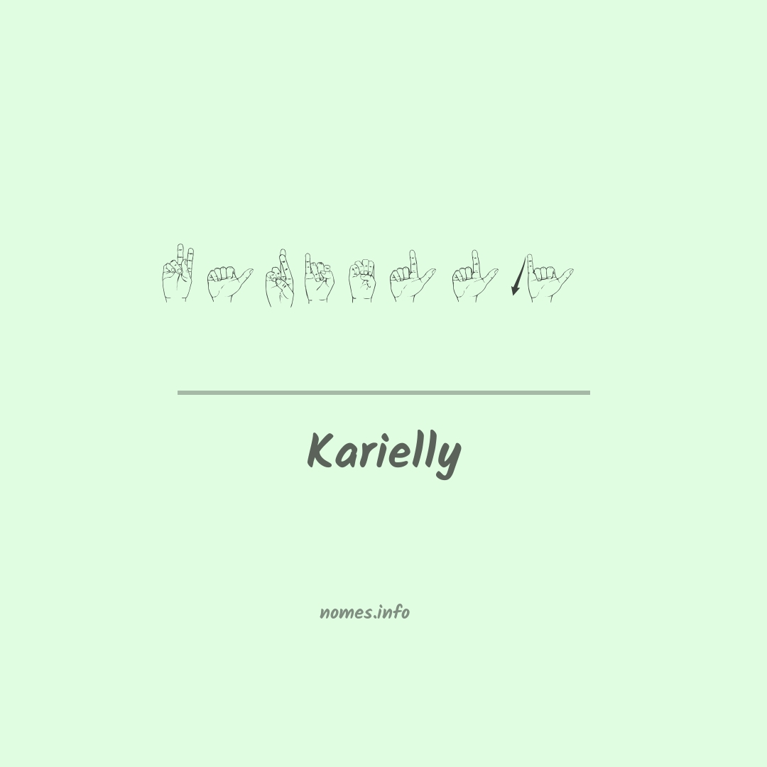 Karielly em Libras